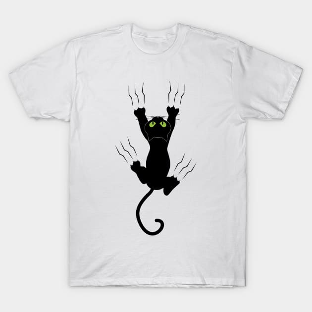 Cat Scratch T-Shirt by MeksFashion